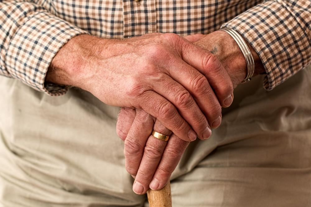 elderly couple